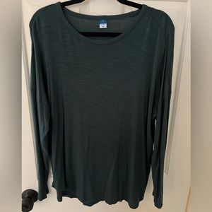 Old Navy Luxe Tunic T-shirt (Green) Size M